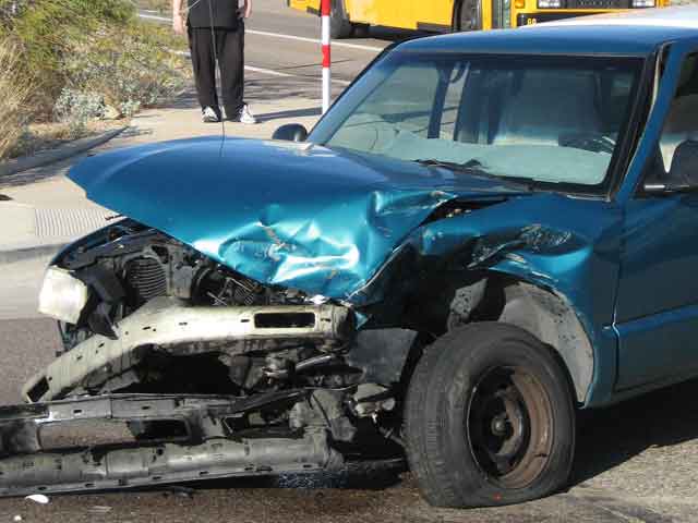 Crash sends two to hospital